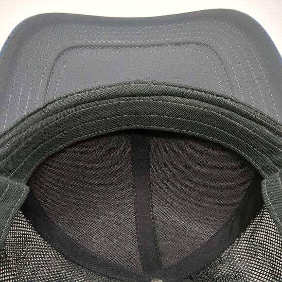 Nike Swoosh Snapback Mesh Back Trucker Hat Blue One Size Classic99 - Picture 8 of 10